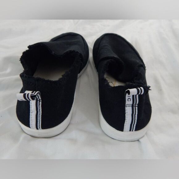 Vionic Beach Malibu Sea Foam Slip On Canvas 6.5 Black - Picture 7 of 9